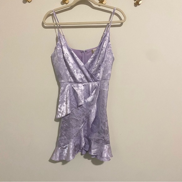 Altar'd State Light Purple Jacquard Mini Dress size Medium - Picture 1 of 9